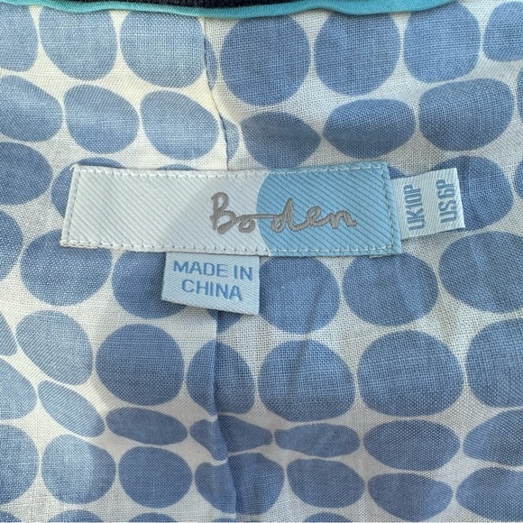 Boden - Picardy Tipped Navy Cotton Blaze, Size 6P - Picture 9 of 14